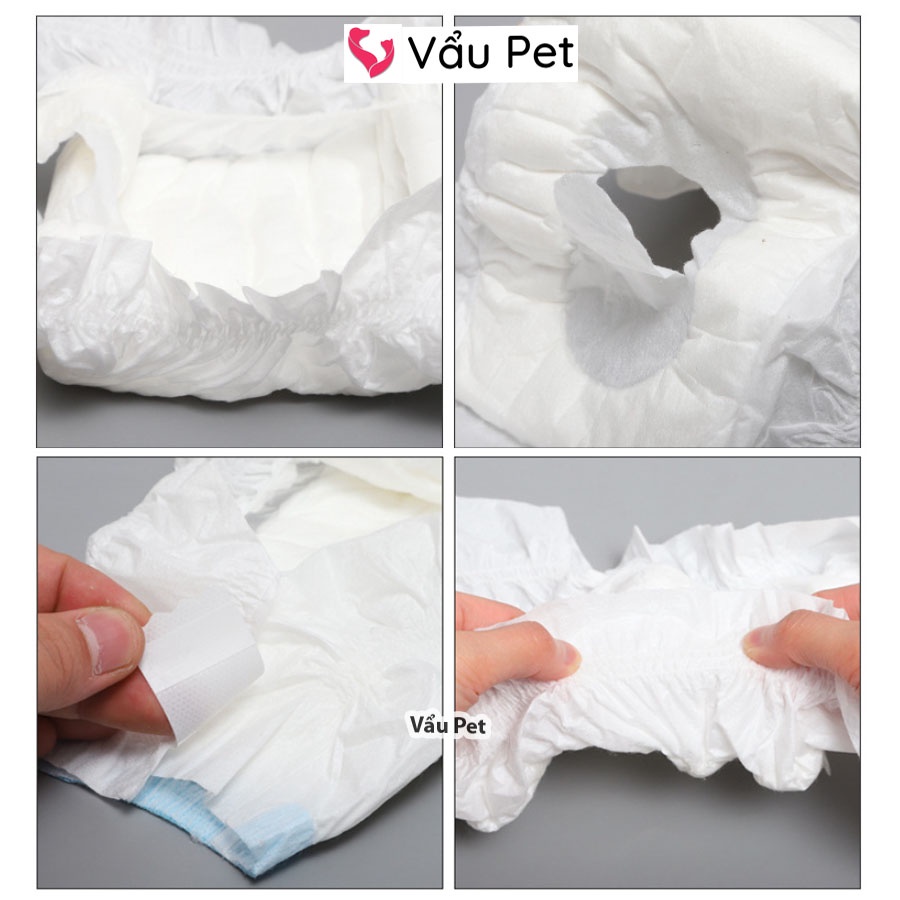 Bỉm Cho Chó Cái Bịch 10 Miếng - Bỉm Cho Chó Con, Poodle, Cún, Mèo Vẩu Pet Shop