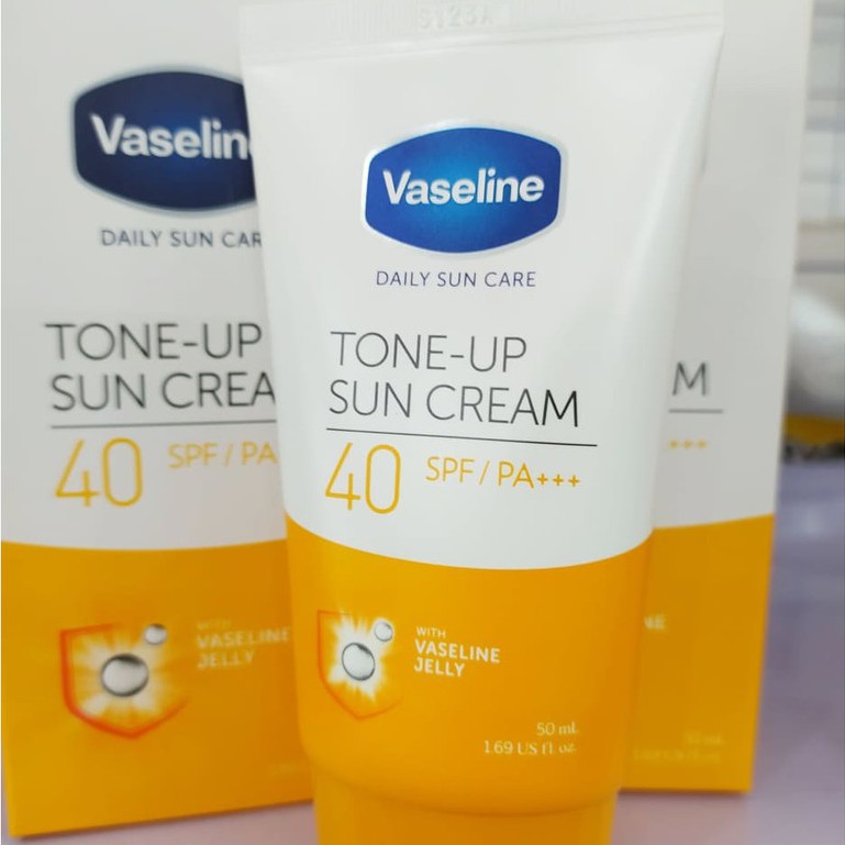 Kem Chống Nắng Vaseline Tone-Up Sun Cream SPF40 PA+++ 50ml & Kem Chống Nắng Vaseline Daily Sun Cream SPF50 PA++++ 50ml | BigBuy360 - bigbuy360.vn