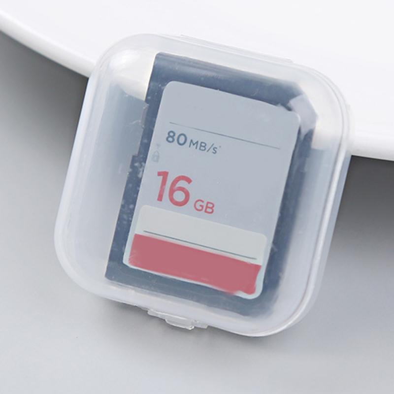Hộp nhỏ lưu trữ di động mini bằng nhựa trong suốt đa chức năng để đựng đồ trang sức, nút tai, mảnh vỡ nhỏ, v.v.