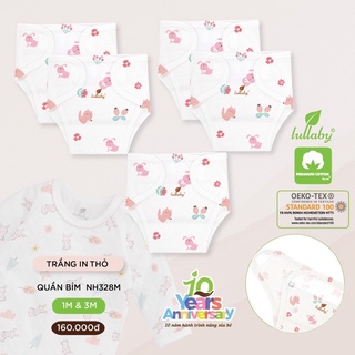 Set 4 cái tả dán vải sơ sinh Lullaby