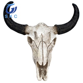 Mô Hình Xương Sọ Đầu Bò 3D Phong Cách Cổ Điển Treo Tường Trang Trí Sáng Tạo