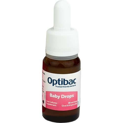 Men vi sinh dành cho trẻ em OptiBac Probiotics For Your Baby Drops hỗ trợ tăng cường miễn dịch (10ml)