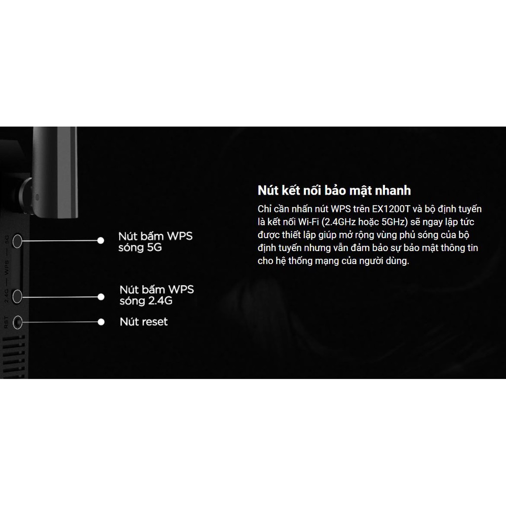 Bộ kích sóng Wifi băng tần kép TOTOLINK EX1200T | BigBuy360 - bigbuy360.vn
