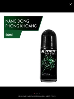 Lăn Xmen Boss 50ml hương nước hoa