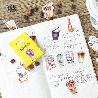 Set 45 sticker các món ăn, món đồ uống (không trùng)