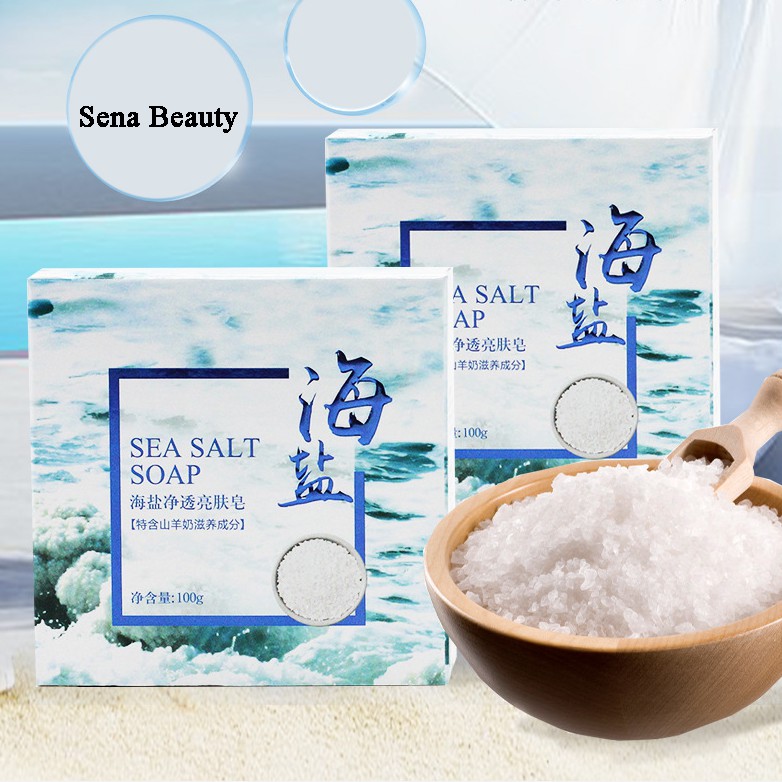 Xà Phòng Muối Biển Cho Mụn Lưng Sea Salt Soap