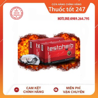 TESTOHERB 1 HOUR 👍 [CHÍNH HÃNG] ❤️ VIÊN UỐNG TĂNG CƯỜNG SINH LÝ QUÝ ÔNG CỰC MẠNH THẦN TỐC TRONG VÒNG 1H