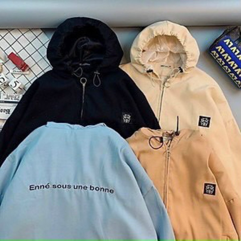 Áo khoác chống nắng bomber Unisex form rộng chất da pha có nón , chất vải mềm mịn đẹp dành cho nữ nam M107–AN STORE