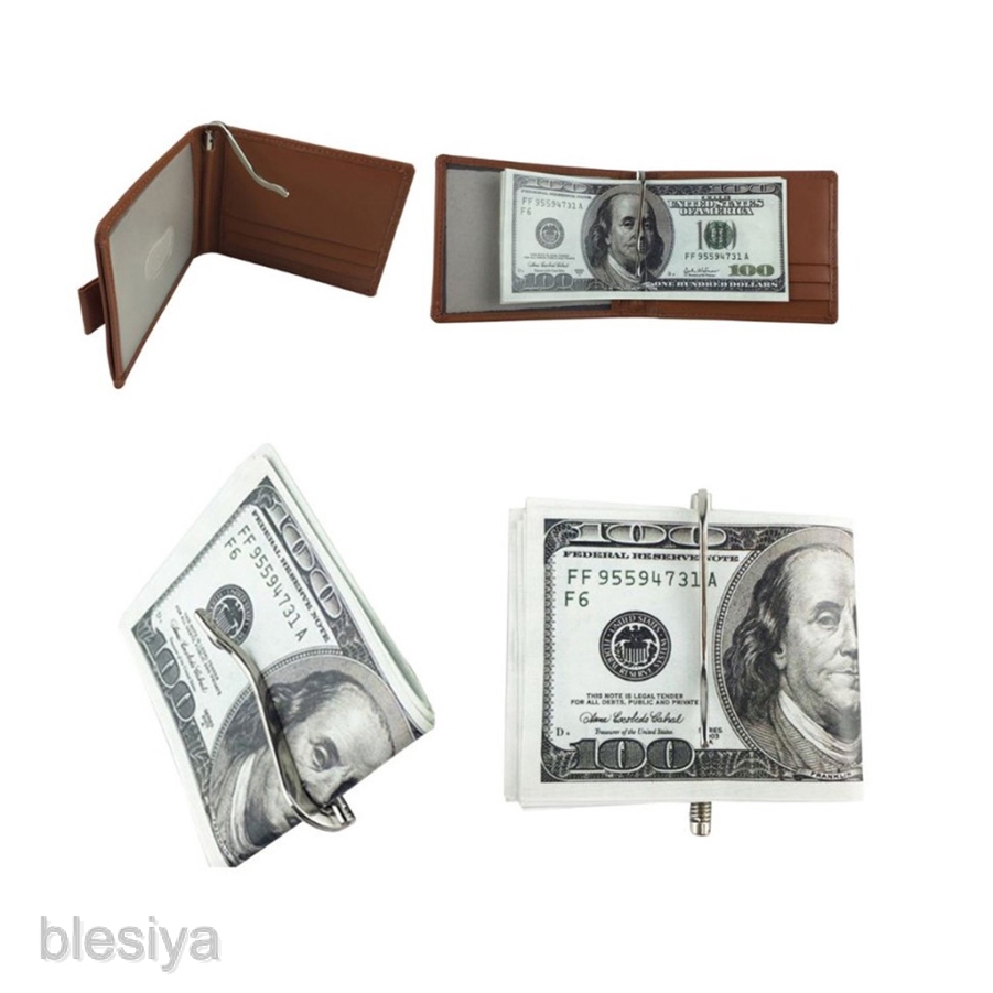 Spring Money Clip Bar Men's Wallet Accessories for Bifold Leather Wallet
