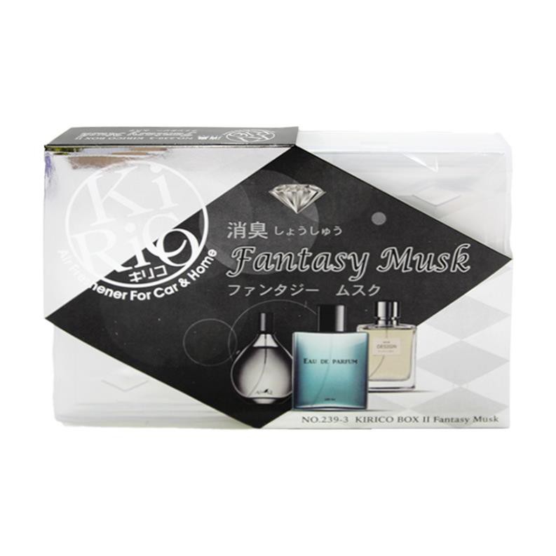 Hộp thơm khử mùi AIR-Q KIRICO BOX II NO.239-3 Fantasy Musk 160g - Nhập Khẩu Chính Hãng