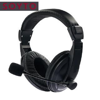 Tai nghe game thủ kèm Microphone Soyto SY750 màu đen