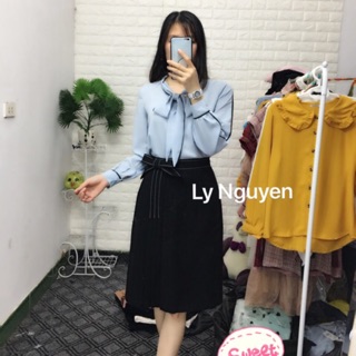 SET CHÂN VÁY VÀ ÁO SƠ MI SIÊU ĐẸP (ẢNH THẬT 100% do shop tự chụp)