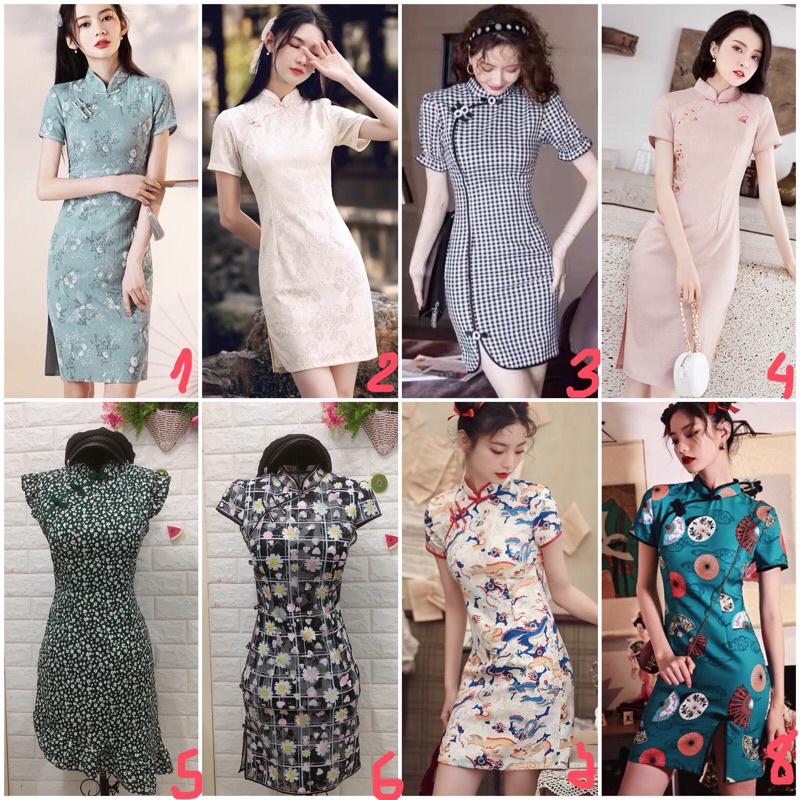 Sườn xám Thượng Hải trẻ trung thanh lịch