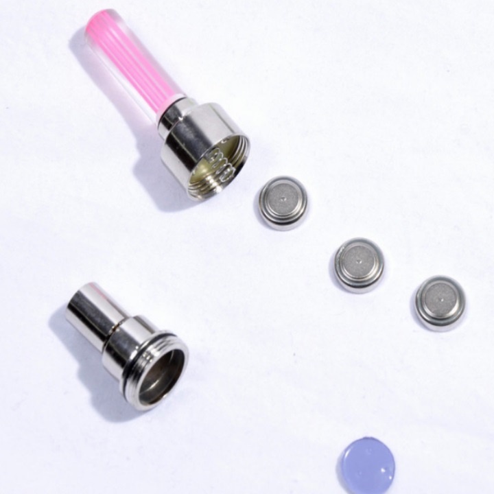 Đèn nháy cảnh báo gắn van xe đạp thể thao nhiều màu sắc