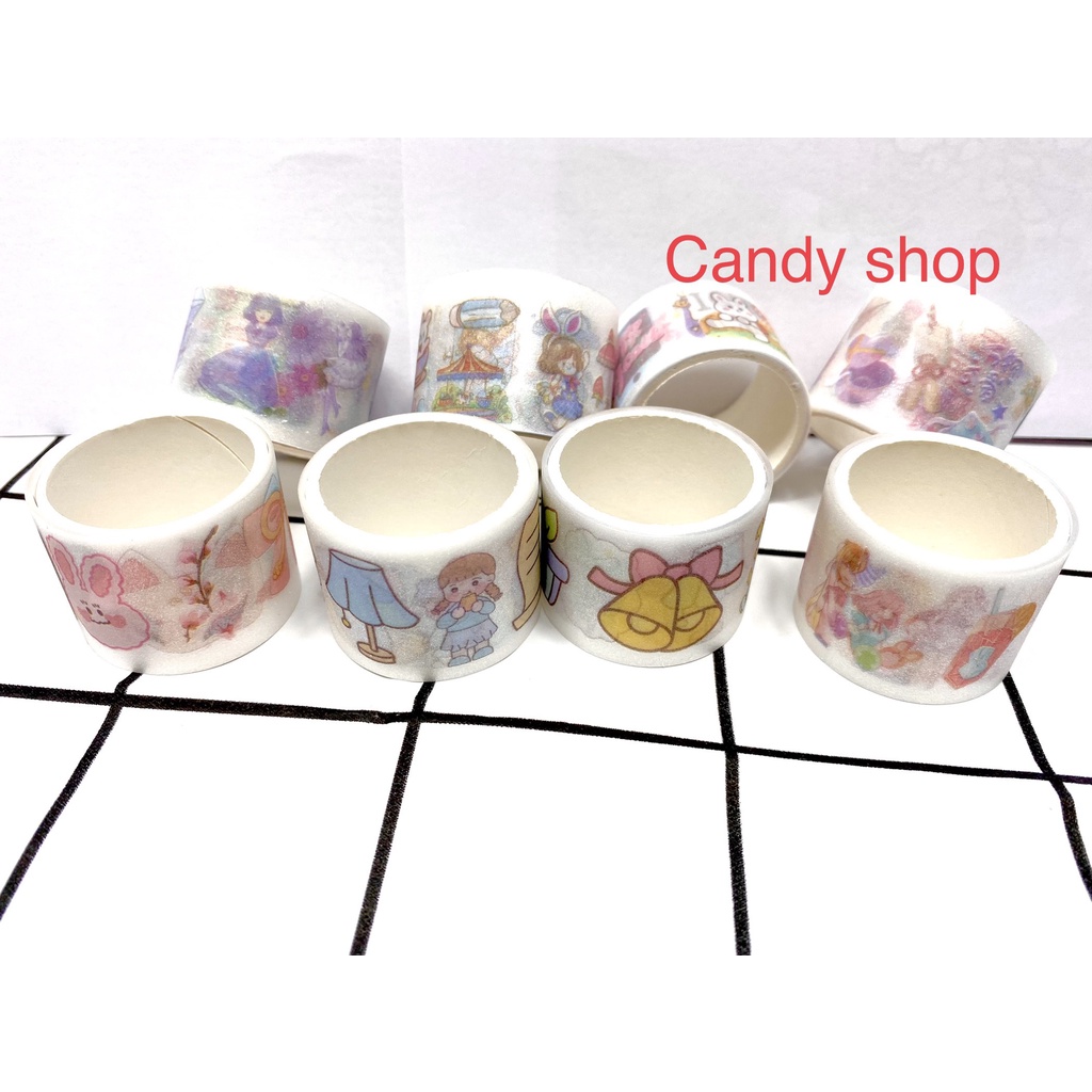 Combo 32 cuộn băng dính washi tape
