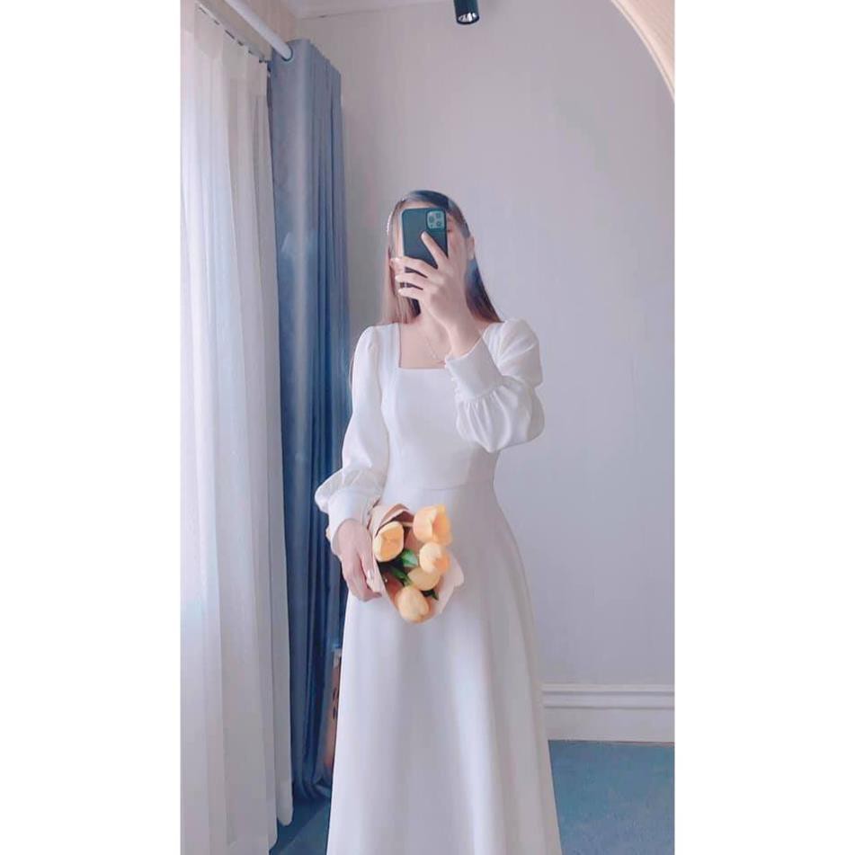 Váy trắng công chúa chụp kỉ yếu cực đẹp Albert Dress [BAO ĐẸP, BAO XINH]