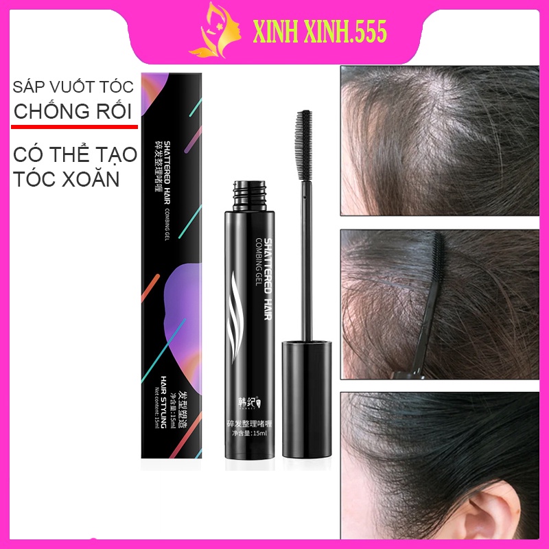 Sáp vuốt tóc con, BROKEN / HAIR,gọn gàng,vào nếp,định hình tạo kiểu tóc,nam nữ,cao cấp,màu đen,mini gọn nhẹ,chính hãng