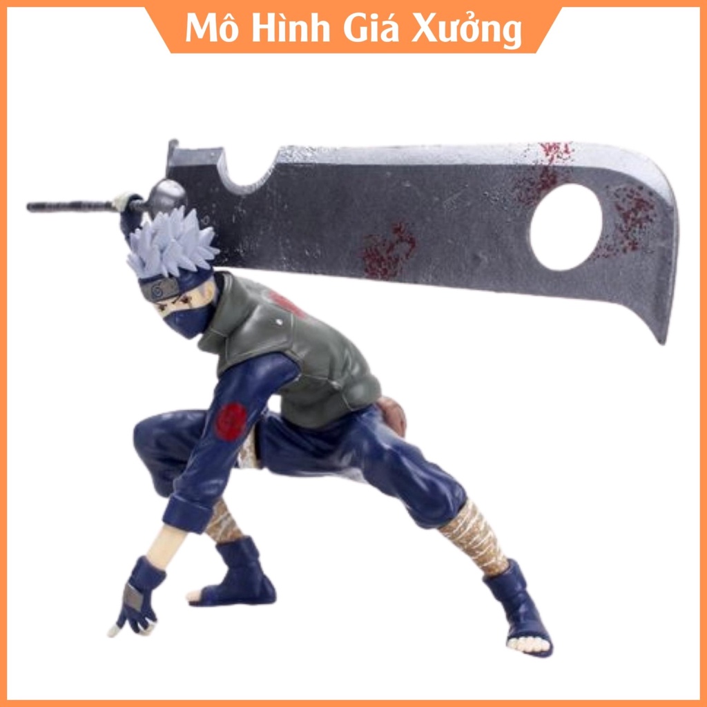 Mô Hình Naruto - Kakashi cầm đao siêu ngầu cao 15cm. Figure anime One Piece mô hình giá xưởng