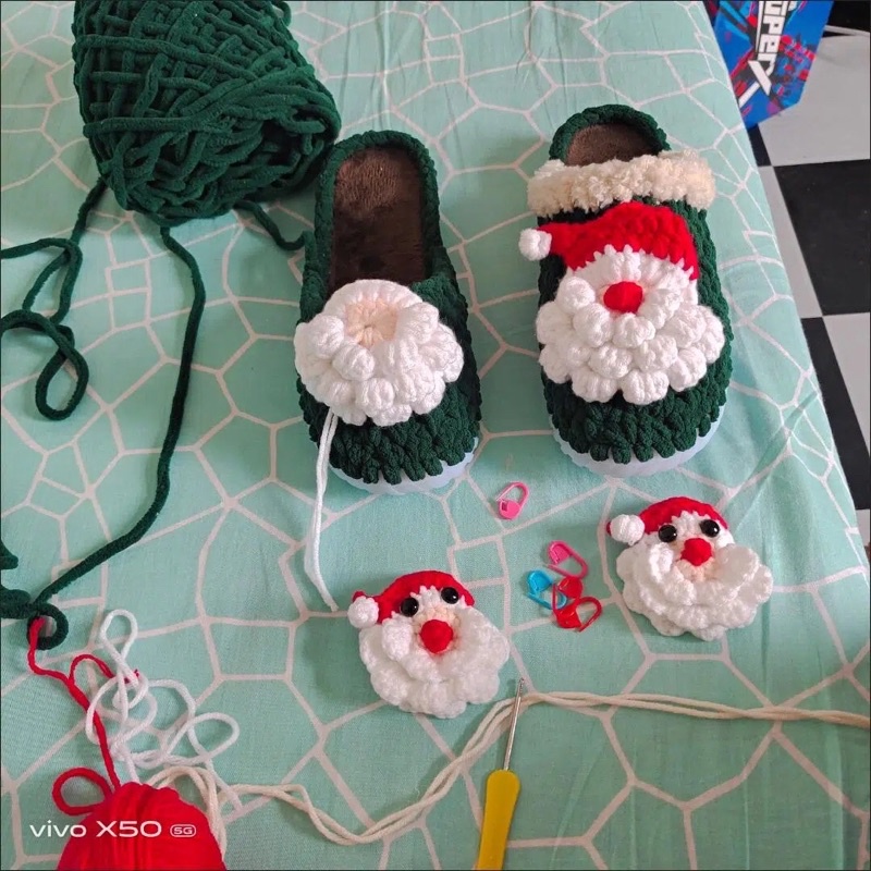 Dép Len DIY Tự Đan Handmade Đáng Yêu