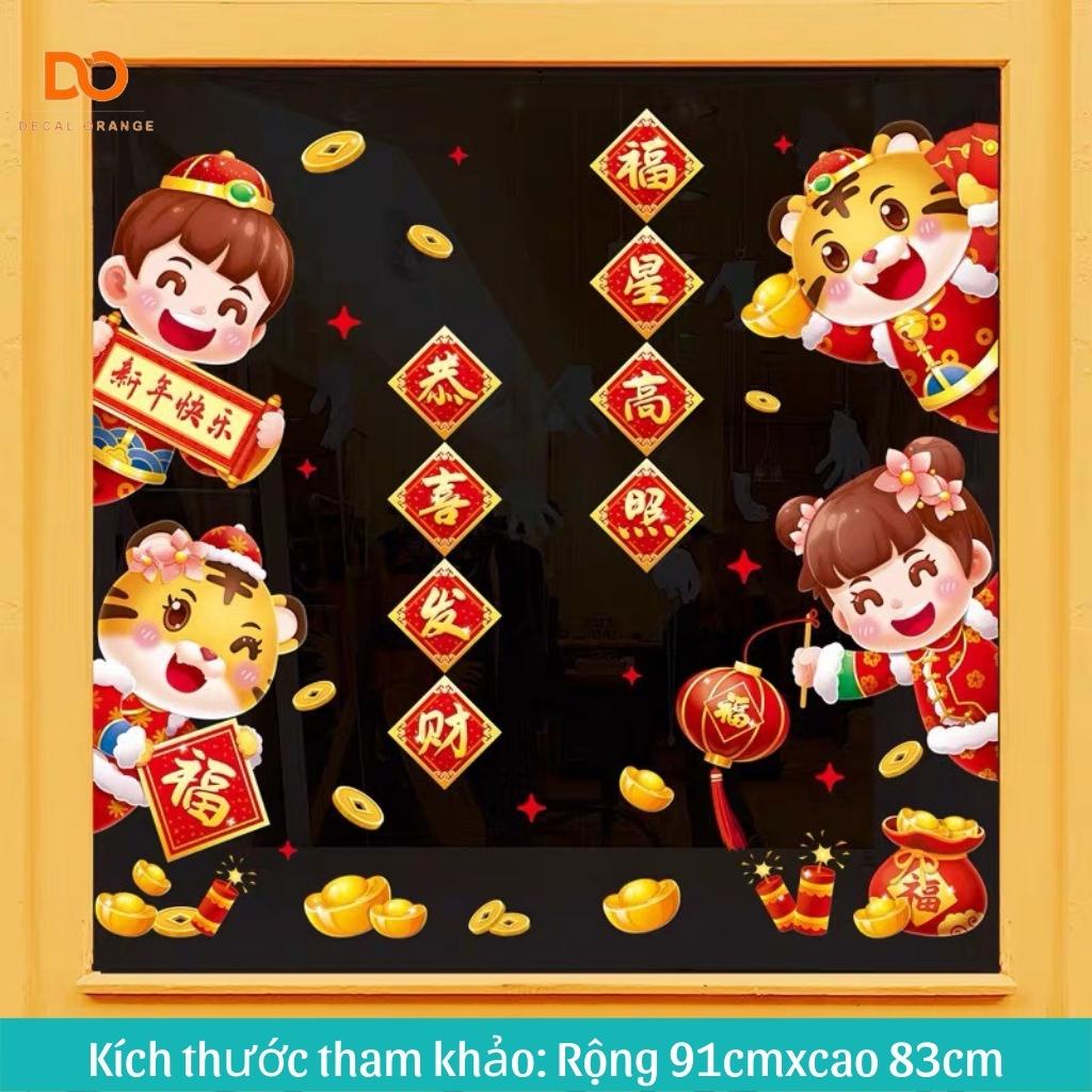 Decal tết 2022 trang trí cửa kính, tường | BigBuy360 - bigbuy360.vn