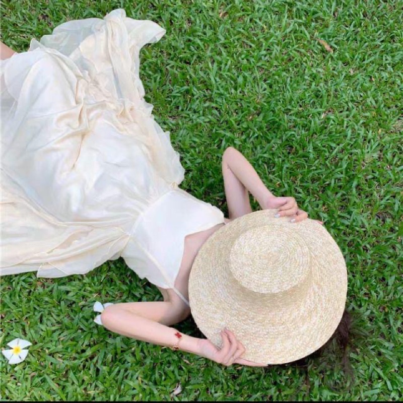 Đầm hai dây maxi công chúa phong cách pháp