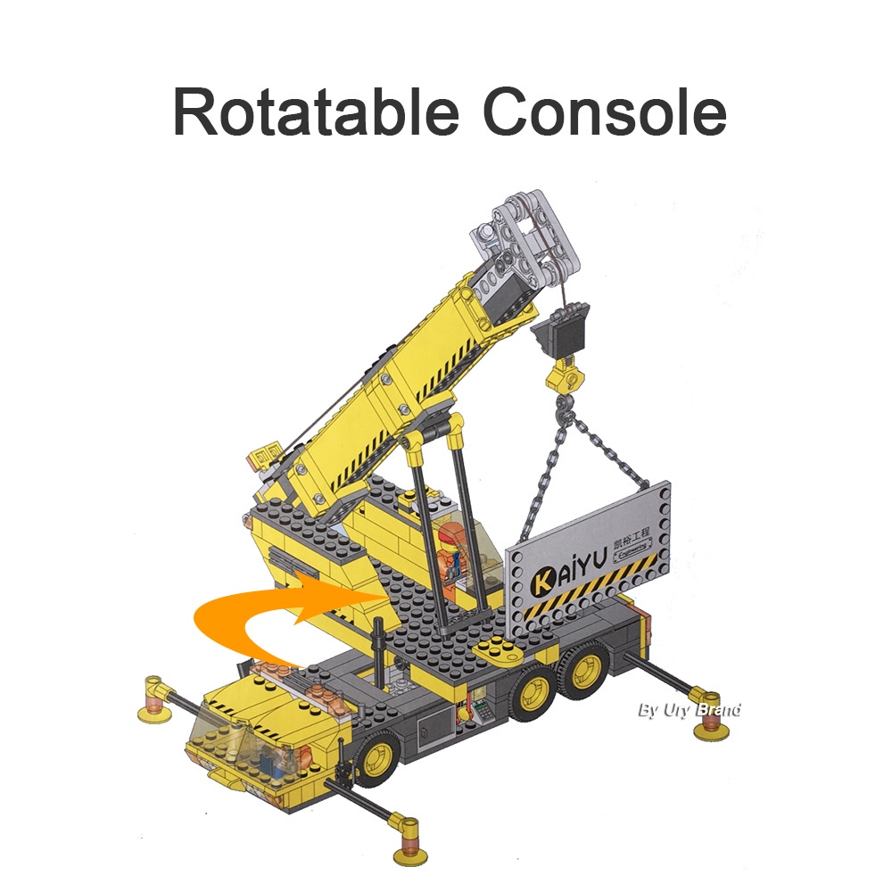 ✟Bộ Đồ Chơi Lắp Ráp Lego Xe Tải Cần Cẩu Dành Cho Bé