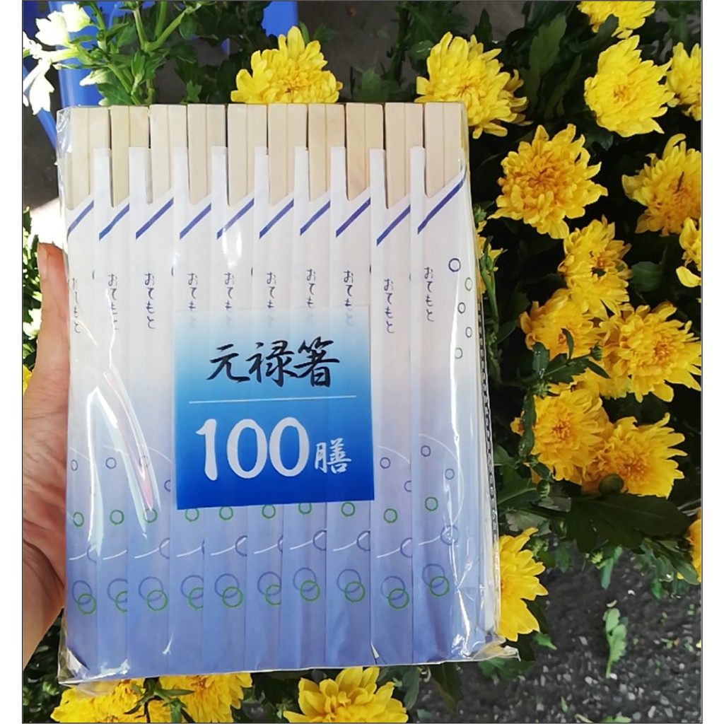 [Hà Nội] Siêu rẻ 100 đôi đũa Tách dính đầu Nhật Bản dùng một lần (bao bì ngẫu nhiên)