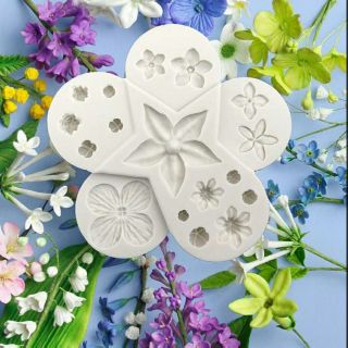 Khuôn silicone cánh hoa nhụy hoa nhiều mẫu làm bánh, fonfant, sugarcraft