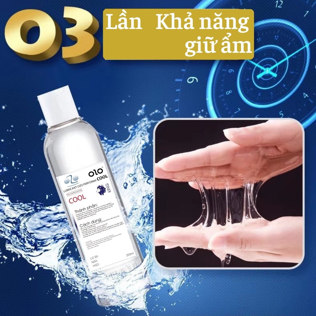 Gel bôi trơn Lubricant OZO performa cool - 250ml