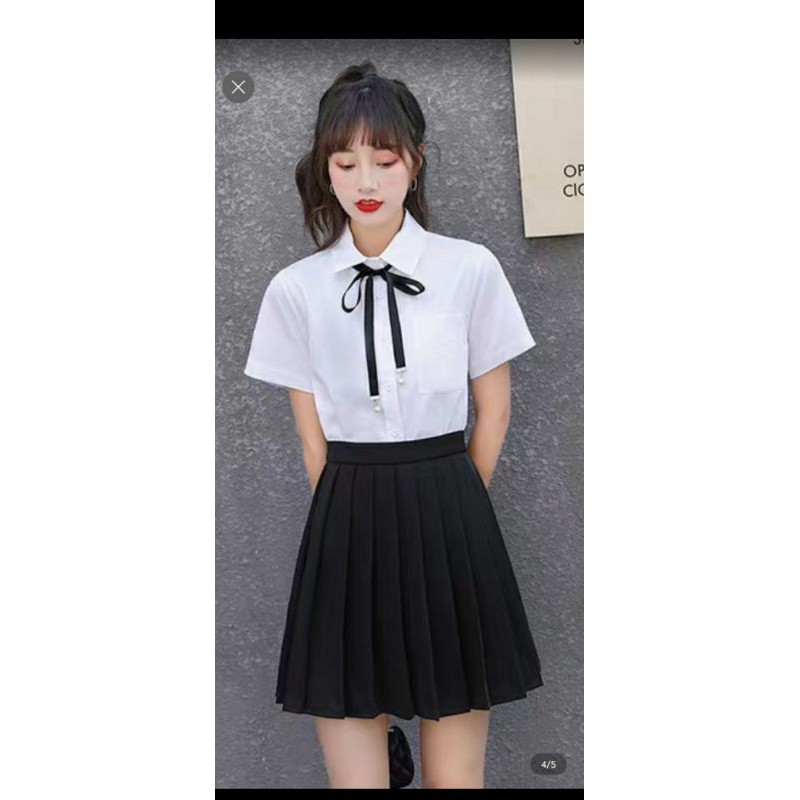 (big size) chân váy xếp ly loại dài trong có quần C042 | BigBuy360 - bigbuy360.vn