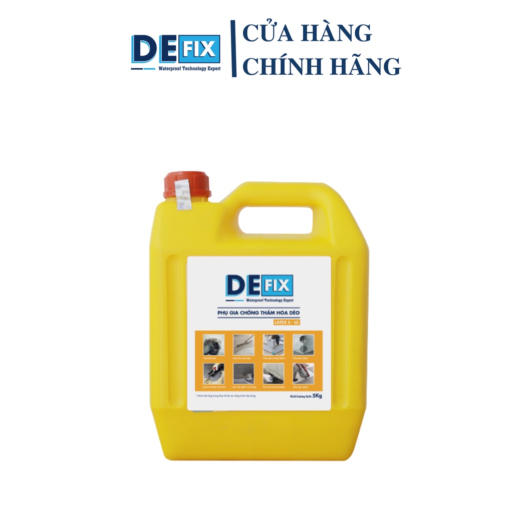 Phụ gia chống thấm DAVOSA Defix Latex B loại 5kg