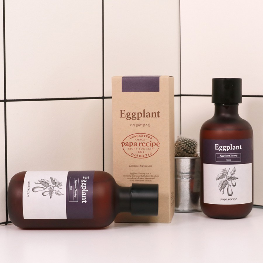 Nước Cấp Ẩm Chiết Xuất Cà Tím PAPARECIPE Eggplant Clearing Skin GomiStore