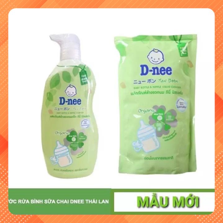 Nước rửa bình sữa Dnee mẫu mới dung tích 600ml