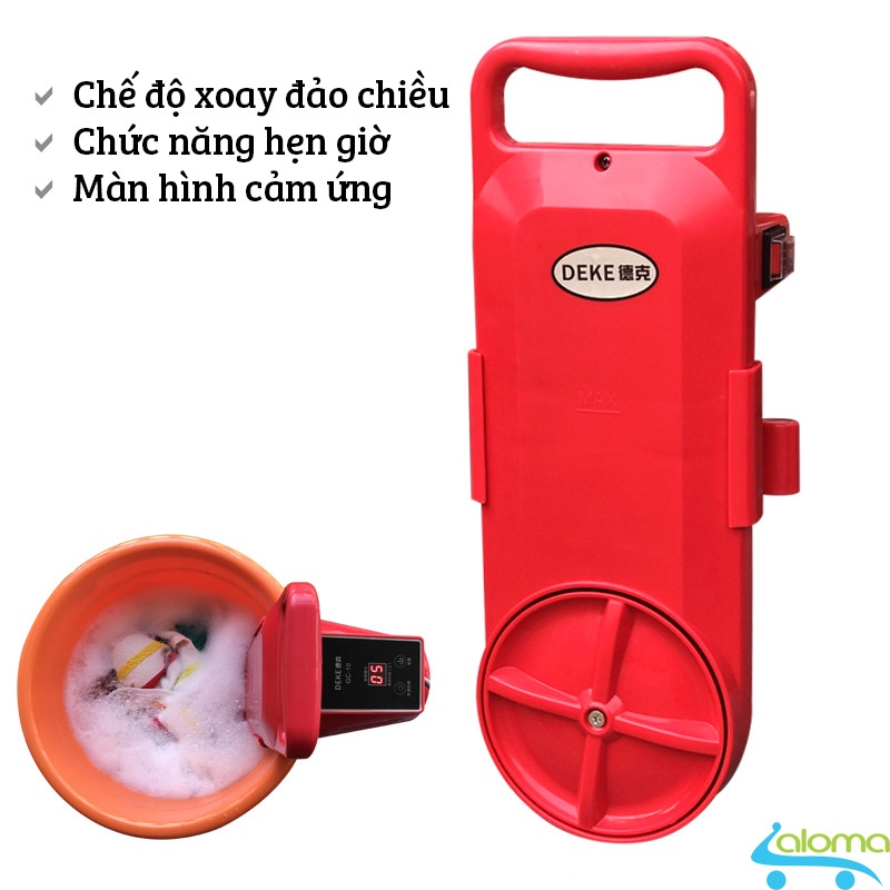 Máy giặt mini tại xô DEKE GT-16AC tiết kiệm điện có hẹn giờ và đảo chiều