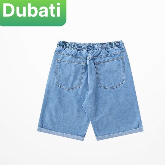 QUẦN SỌT SHORT LỬNG JEAN NAM CHẤT BÒ XANH LƯNG THUN HÀN QUỐC PHONG CÁCH SOÁI KA DB-51- DUBATI FASHION