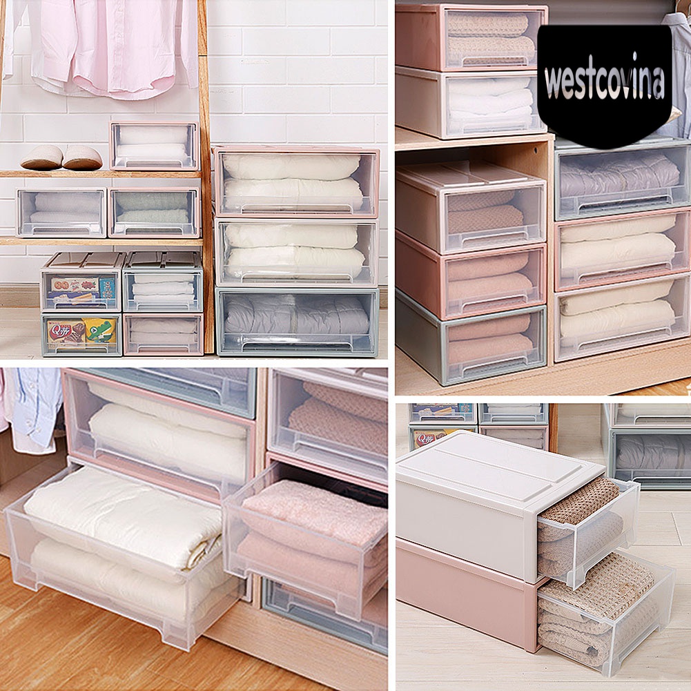 [Hot]☀ Hộp Đựng Đồ Bằng Nhựa Trong Suốt Có Thể Xếp Chồng Lên Nhau