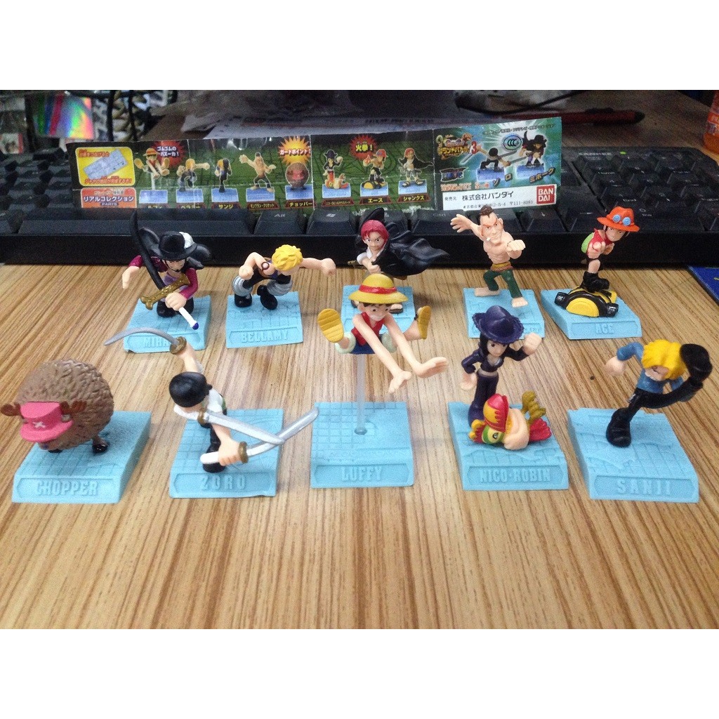 Bộ mô hình trong trứng Gashapon One Piece (hàng mới chưa khui)