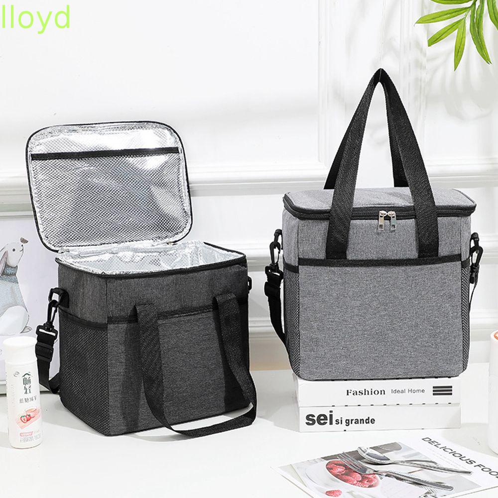 Túi tote lá nhôm giữ nhiệt sức chứa lớn đựng thức ăn trưa thời trang cho nam nữ