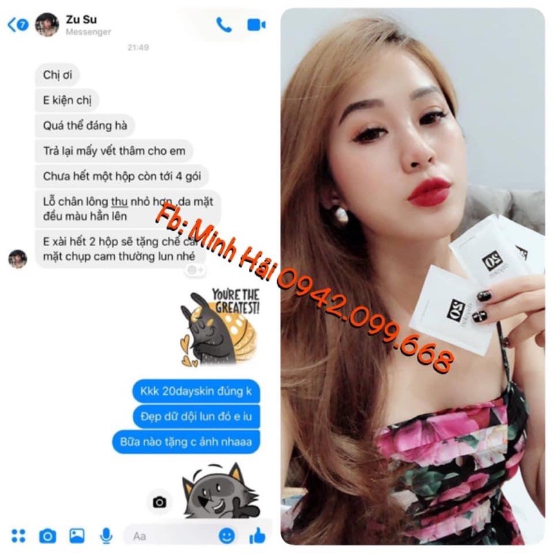 20dayskin ( vitamin tốt nhất cho da) | Thế Giới Skin Care