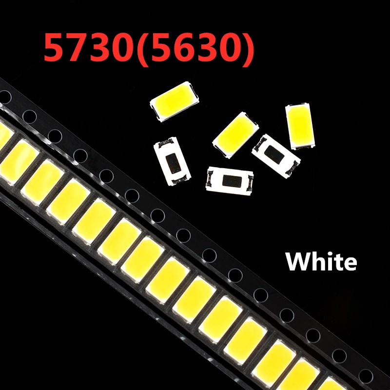 SAMSUNG SMD 5730 100 chiếc Diode Trắng mát SMD5730 0.5W 3V LED 5630 Chip siêu sáng SMD5630 5730SMD 1