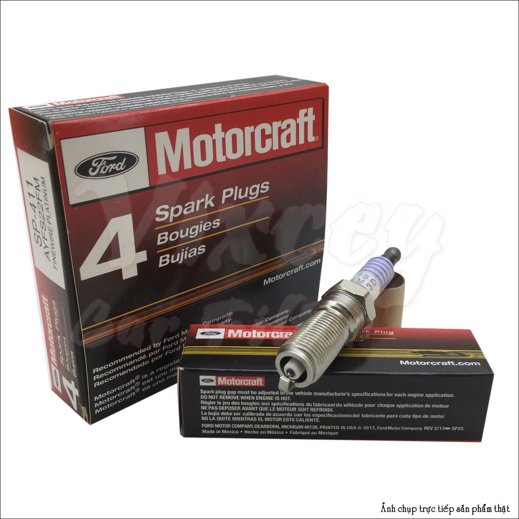 Bugi Motorcraft Platinum Ford chân dài