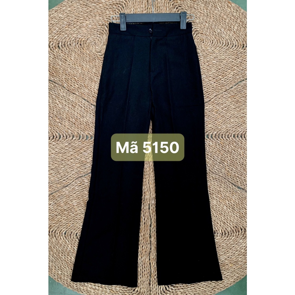 Quần culottes 1 cúc ống loe Quảng Châu CHANREEN