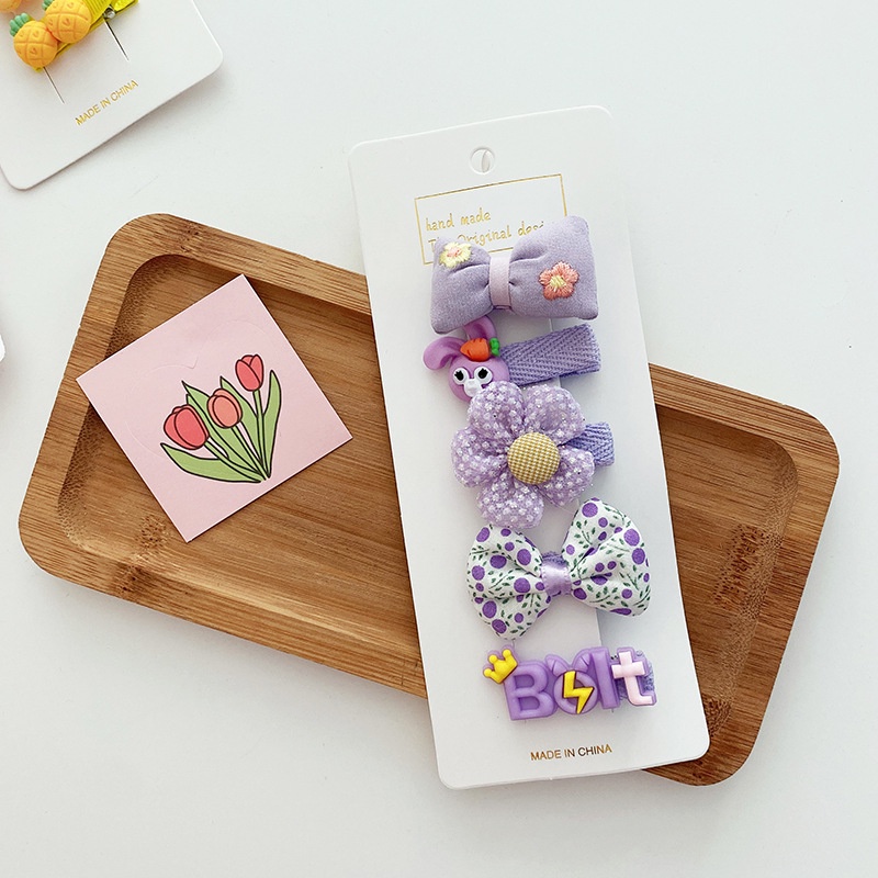 Kẹp Tóc Hình Nơ Nhiều Màu Sắc Phong Cách Hàn Quốc Dễ Thương 2022 Dành Cho Bé Gái