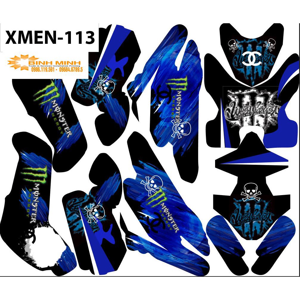 Tem trùm  Xe Điện Xmen  113 ĐẦU LÂU XANH