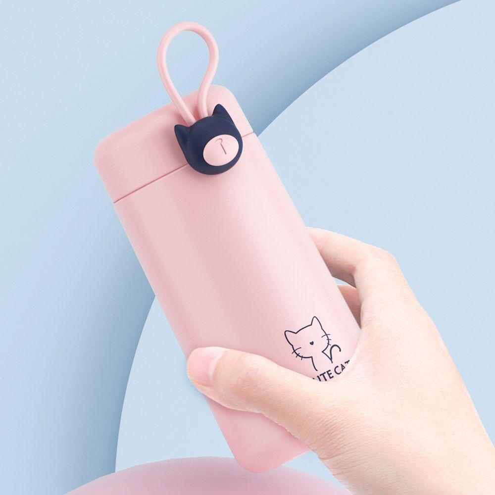 YIYU Bình Nước Giữ Nhiệt Bằng Thép Không Gỉ Họa Tiết Hoạt Hình Dễ Thương