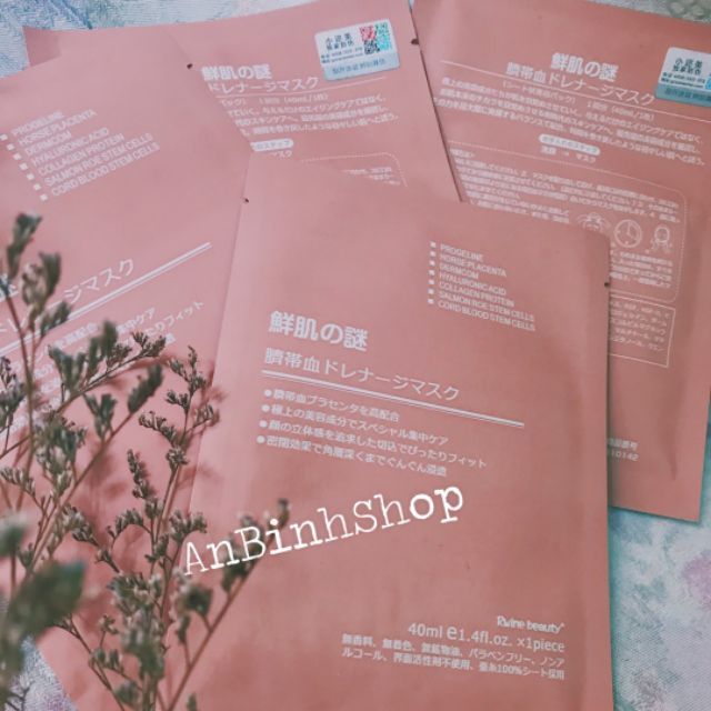 |MUA 10 TẶNG 1| Mặt Nạ Nhau Thai Tế Bào Gốc Rwine Beauty Stem Cell Placenta Mask | Thế Giới Skin Care