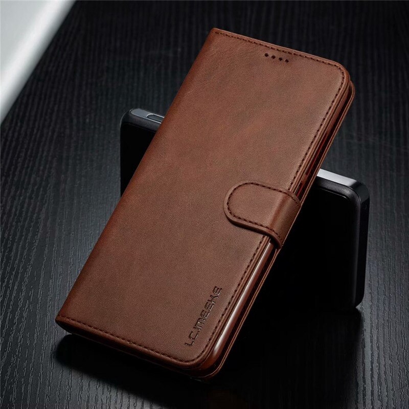 Bao da điện thoại nắp lật kèm ngăn đựng thẻ 360 độ cho Redmi Note 9S Note 9 Pro Max