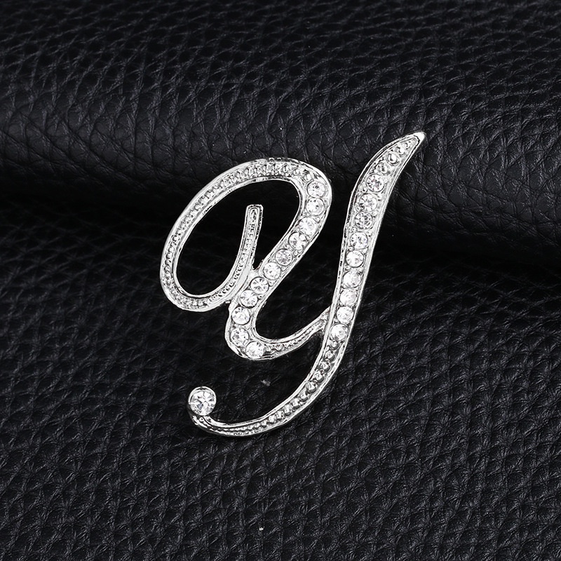 Trâm Cài Áo Hình Chữ Cái Tiếng Anh Cao Cấp Thời Trang Đa Dạng