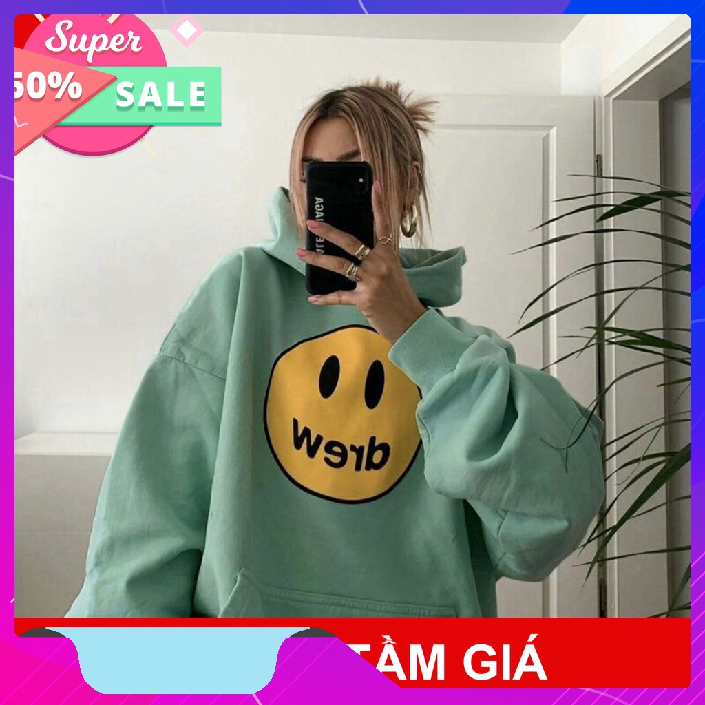 Áo hoodie Drew form rộng nam nữ phong cách ulzzang hàn quốc (Tặng Kèm bộ tag+giấy thơm)