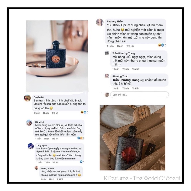 [K Perfume Chính Hãng] Nước Hoa Nữ YSL Black Opium | Thế Giới Skin Care